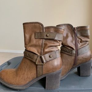 Brown booties